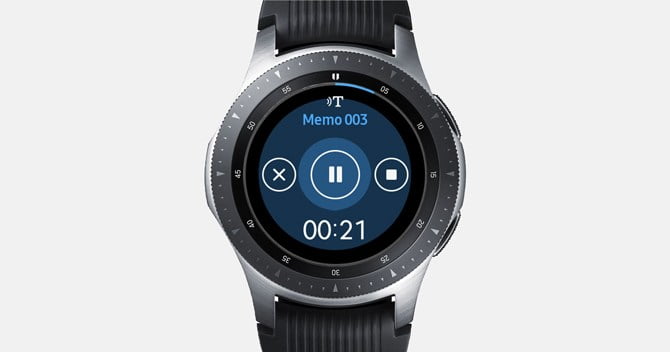 voice memo DzTechs | أفضل تطبيقات Galaxy Watch و Active 2 (لسنة 2023)