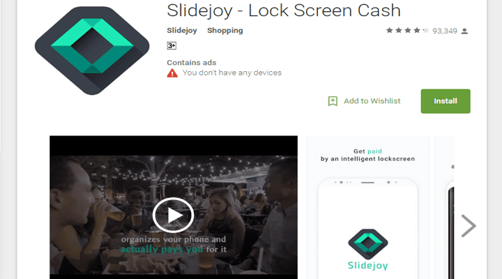 slidejoy DzTechs | أفضل تطبيقات ربح الأموال: استغل إمكانيات هاتفك الذكي لكسب أكثر من 500 دولار في الشهر