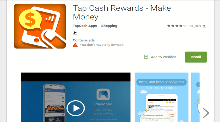 tap cash DzTechs | أفضل تطبيقات ربح الأموال: استغل إمكانيات هاتفك الذكي لكسب أكثر من 500 دولار في الشهر