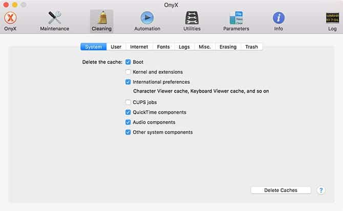 onyx macos caches mac min DzTechs | أفضل الأدوات المجانية للـ Mac للكشف وإصلاح المشاكل الشائعة