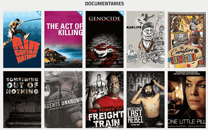 أفضل الأماكن لمشاهدة الأفلام الوثائقية المجانية على الإنترنت - مواقع