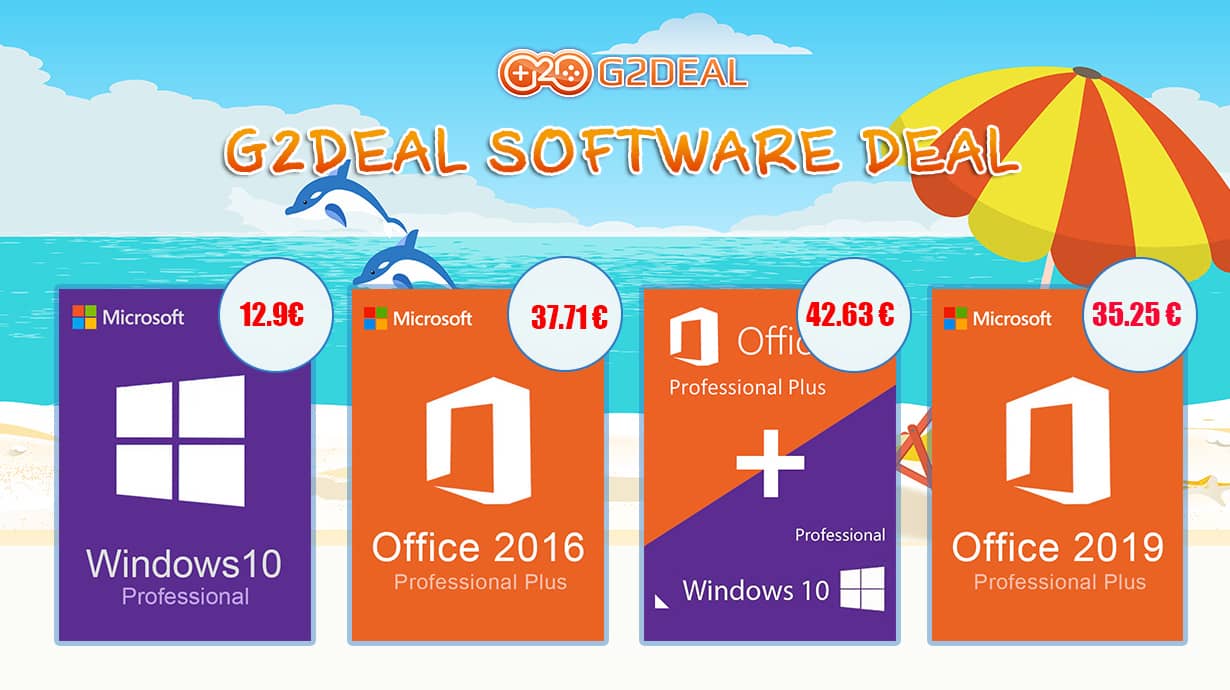 الحصول على ترخيص Windows 10 مقابل 12.9 يورو أو مع Office مقابل 42.63 يورو - مواقع