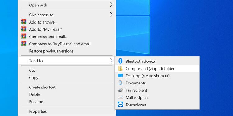 أفضل الطرق السهلة لإنشاء ملف مضغوط على Windows 10/11 - الويندوز