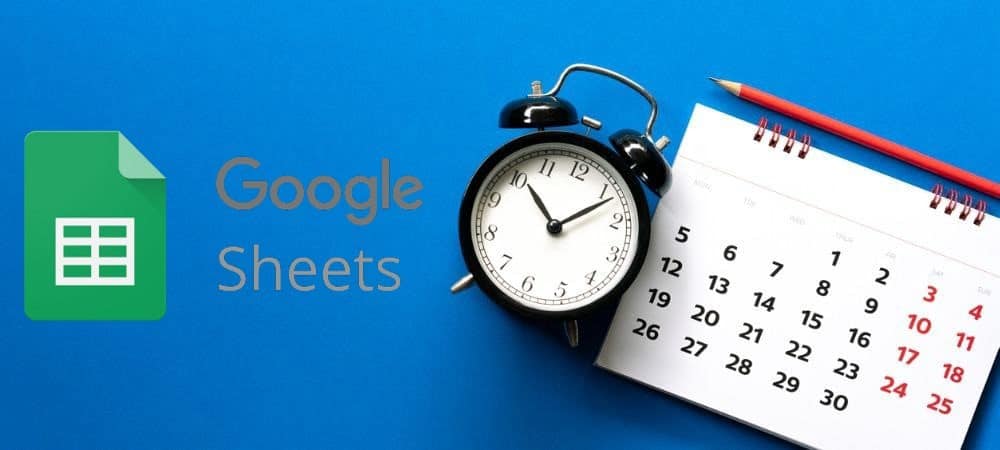 كيفية إضافة الوقت الحالي إلى جداول بيانات Google - Google Office Suite