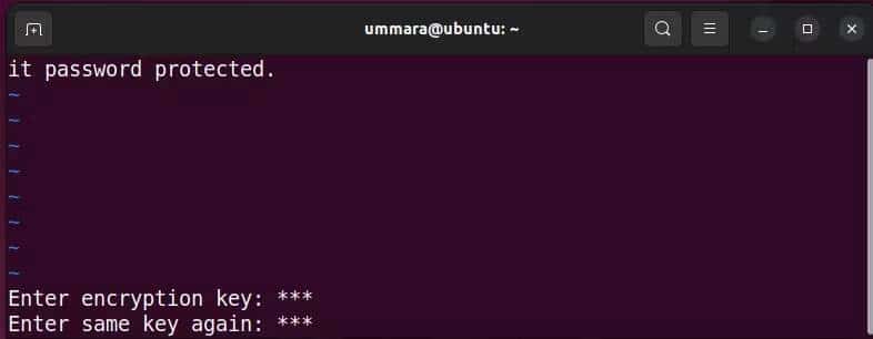 كيفية استخدام Vim لتشفير الملفات النصية على Linux - لينكس