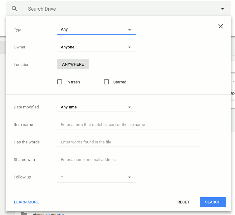 كيفية البحث بشكل فعال عن الملفات والمجلدات في Google Drive تقنيات ديزاد