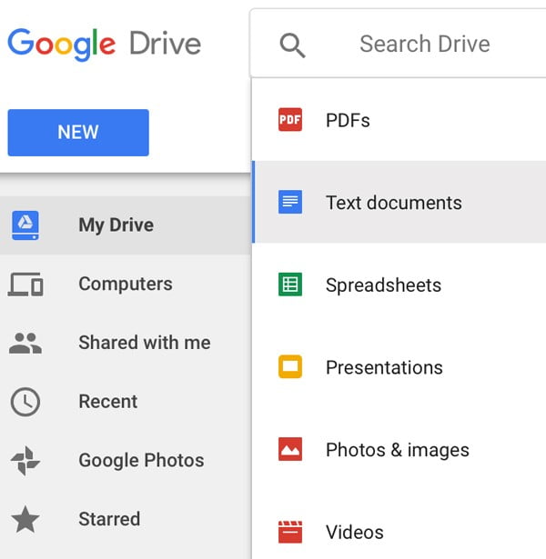 كيفية البحث بشكل فعال عن الملفات والمجلدات في Google Drive تقنيات ديزاد