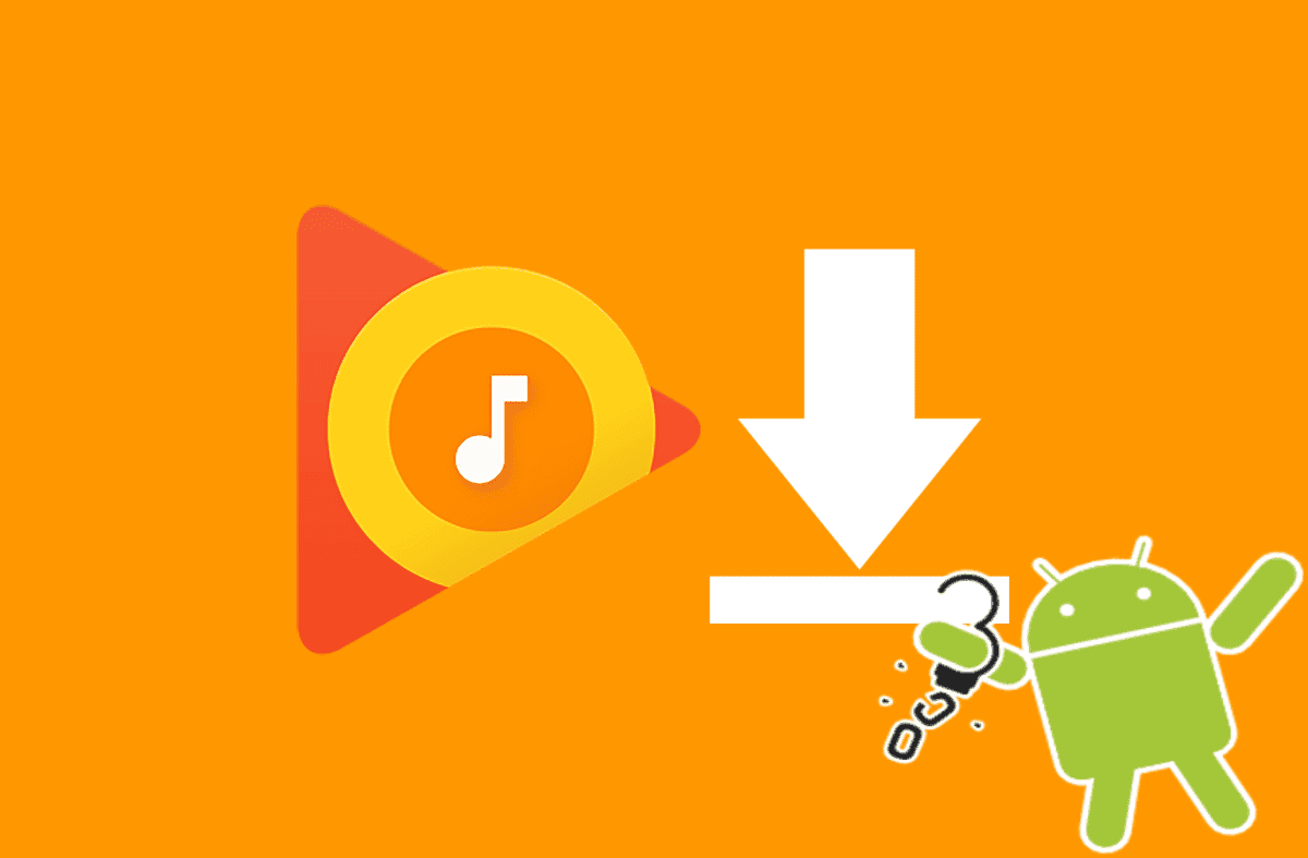 android google music download location